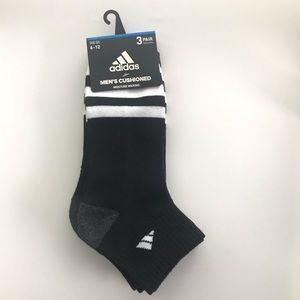 Adidas men’s quarter socks 3 pair size 6-1…